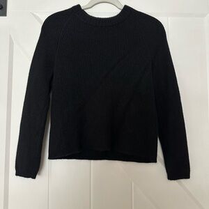 Quince Black Cashmere Sweater